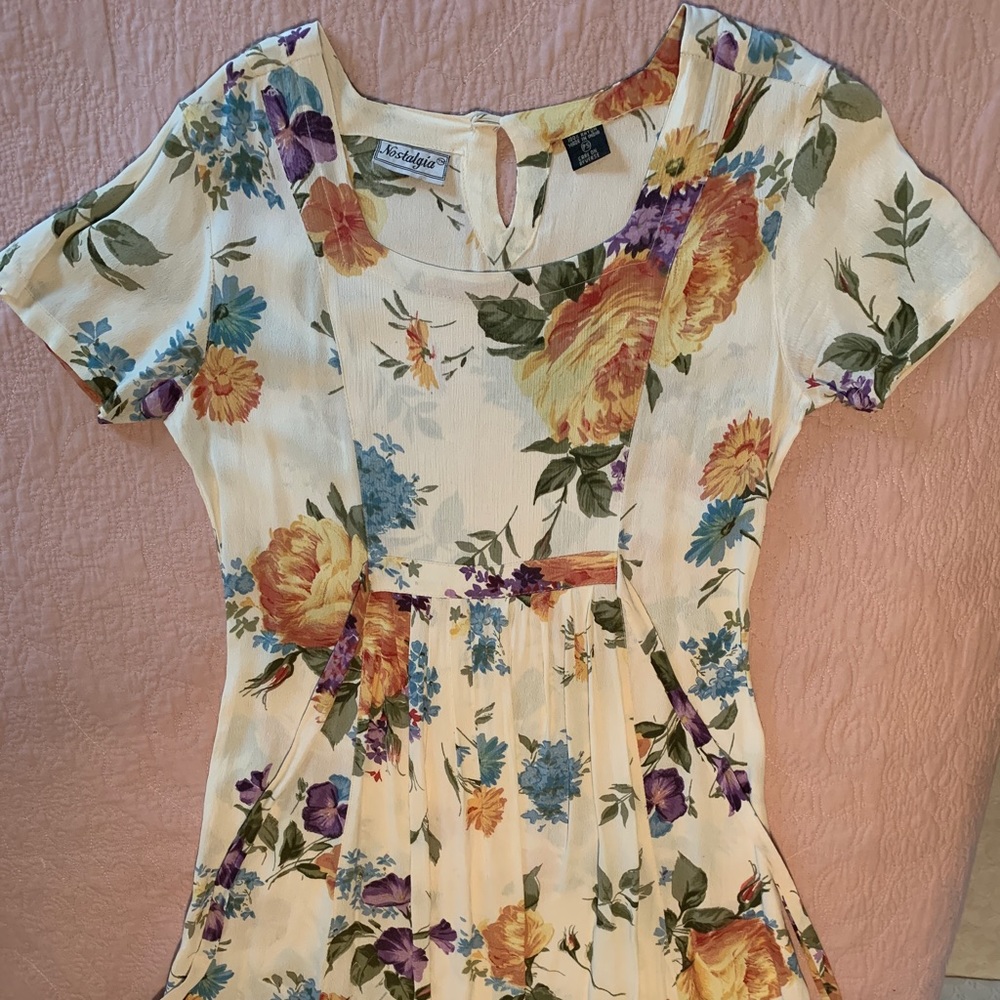 Nostalgia dress made in India